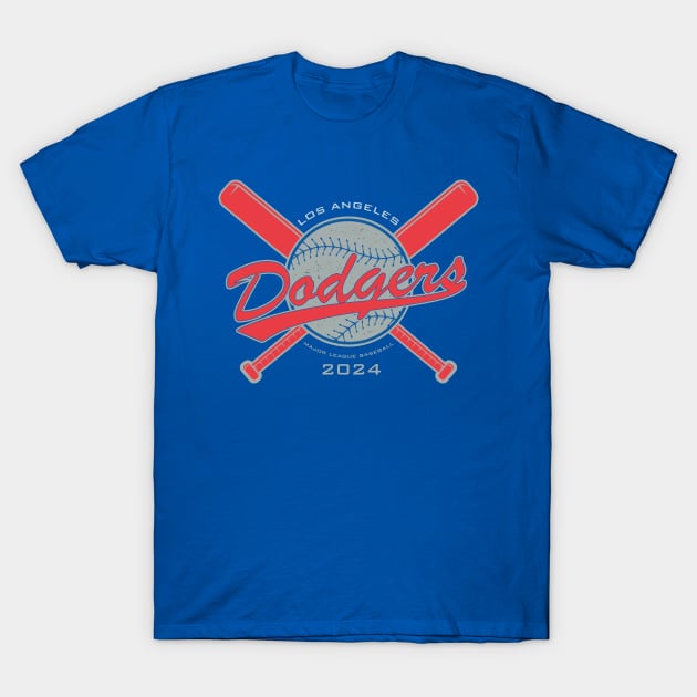 Dodgers 24 T-Shirt by Nagorniak